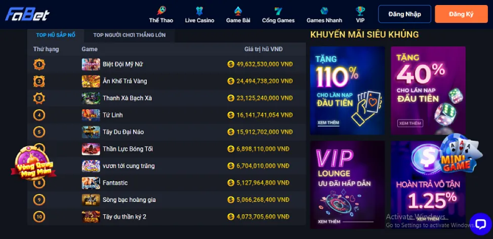 Các thiết bị di động hỗ trợ ứng dụng HP88 Win